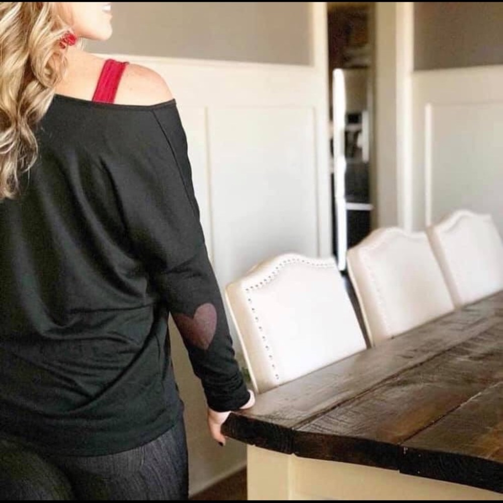 Urban Pullover with Heart On the Sleeve